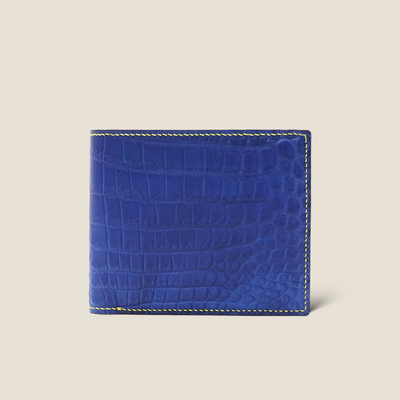 Indigo dyed crocodile