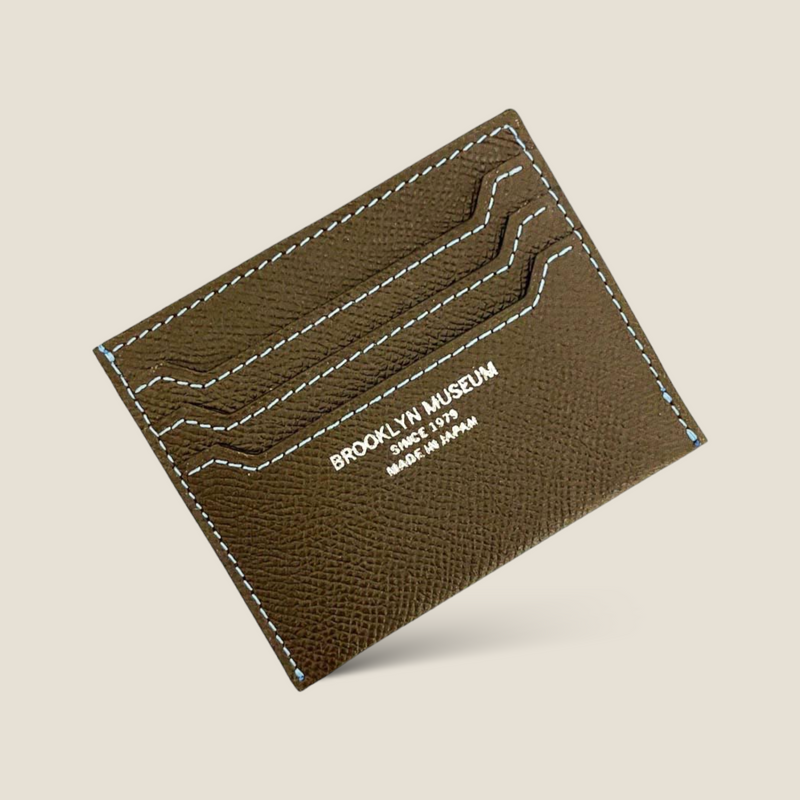 [French calf] <br>Card & slit<br>color: Dark brown<br>【Build-to-order manufacturing】
