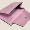 [French calf] <br>Mini -snap wallet<br>color: Mauve Pink