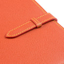 [フレンチカーフ] <br>16×19.2手帳カバー<br>color：オレンジ