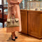 [Shrink leather]<br>Voyage M bag<br>color: Tope