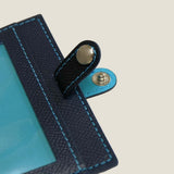[French calf] <br>ID strap both sides side  <br>color: navy