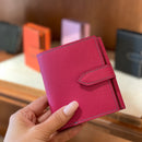 [French calf] <br>Hook -up wallet<br> color: Fuchsha pink