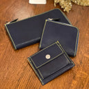 [藍染め] <br>ハーフLジップウォレット