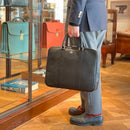 [French calf] <br>Briefcase<br>color: Black