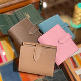[French calf]<br>hookup wallet<br>color: Jean blue