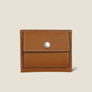 [フレンチカーフ] <br>ミニスナップウォレット<br>color：キャメル