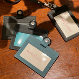 [French calf] <br>ID strap both sides side  <br>color: navy