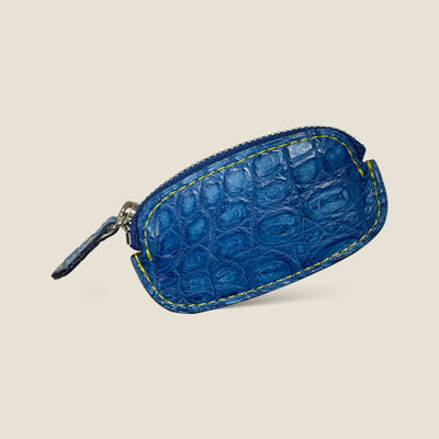 Indigo dyed crocodile