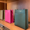 [フレンチカーフ]<br>ボックスサコッシュL<br>color：トープ