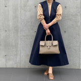 [Shrink leather]<br>Voyage M bag<br>color: taupe