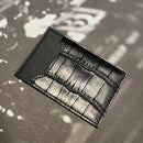 [カラークロコダイル] <br>スリムカードケース