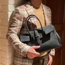 [シュリンクレザー]<br>ヴォヤージュMバッグ<br>color：ブラック