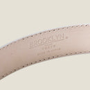 [フレンチカーフ] <br>35mmベルト<br>color：ホワイト