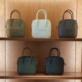 [Shrink leather]<br>postman mini shoulder<br>color: taupe