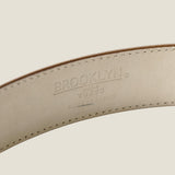 [Salvage PROJECT]<br>[Croc pattern leather] <br>35mm belt <br>color: camel