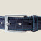 [Croco pattern leather] <br>35mm belt<br>color: Ink blue