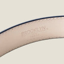 [Croco pattern leather] <br>35mm belt<br>color: Ink blue