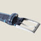 [Croco pattern leather] <br>35mm belt<br>color: Ink blue