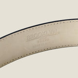 [Salvage PROJECT]<br>[Croc pattern leather] <br>35mm belt<br>color: black