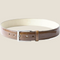 [Croco pattern leather] <br>35mm belt<br>COLOR: Olive