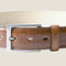 [クロコパターンレザー] <br>35mmベルト<br>color：オリーブ