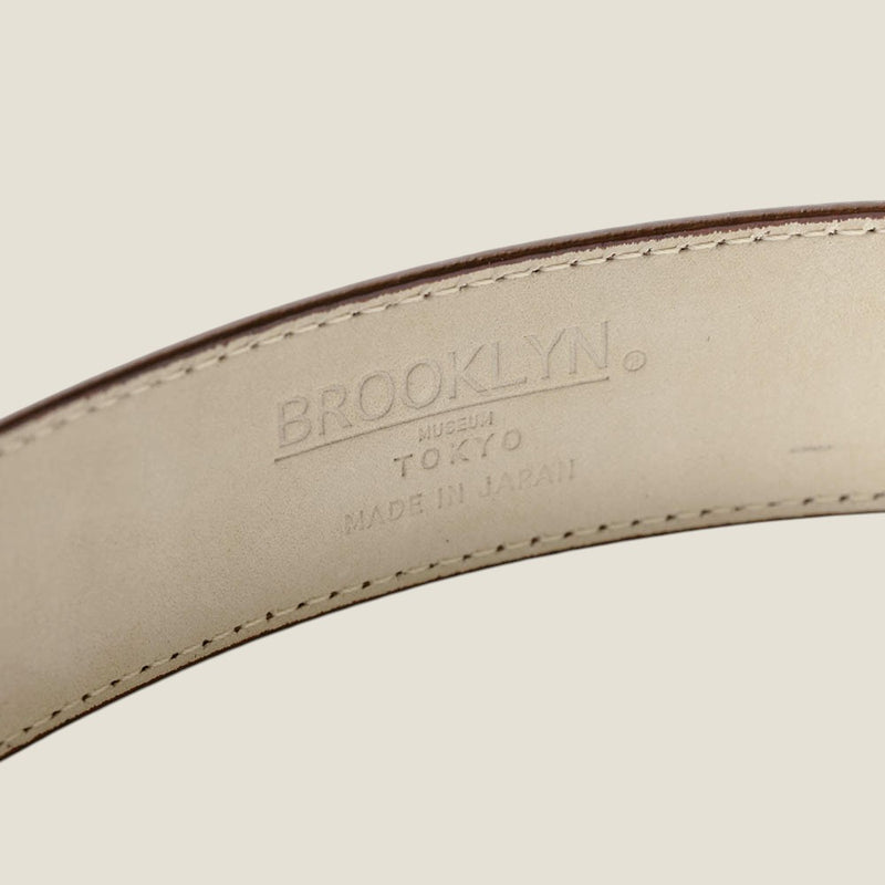 [クロコパターンレザー] <br>35mmベルト<br>color：オリーブ