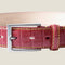 [Croco pattern leather] <br>35mm belt<br>color: Red