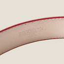 [Croco pattern leather] <br>35mm belt<br>color: Red