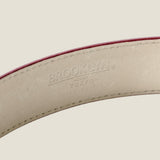 [Salvage PROJECT]<br>[Croc pattern leather] <br>35mm belt<br>color:ワインレッド