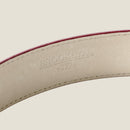 [Croco pattern leather] <br>35mm belt<br>color:ワインレッド