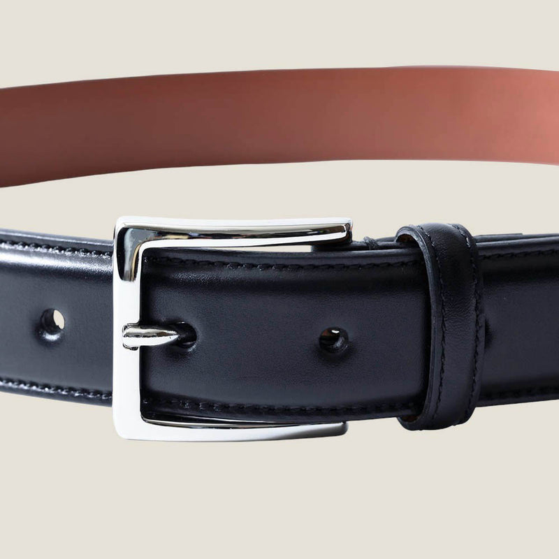 [Kip leather] <br>30mm belt<br>color: Black