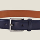 [Kip leather] <br>30mm belt<br>color: Navy