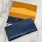 [Ai dyed crocodile] <br>L Zip long wallet