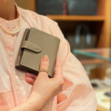 [French calf] <br>hookup wallet<br>color: taupe