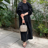 [Shrink leather]<br>postman mini shoulder<br>color: taupe