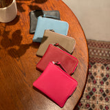 [French calf] <br>Pouch S<br>color: Jean blue
