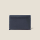 [Gloss Cordovan] <br>Through gachi card case<br>color: Black x wine<br>【Build-to-order manufacturing】