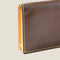 [Gloss Cordovan] <br>Through gachi card case<br>Color: Tan x Yellow<br>[Made to order]
