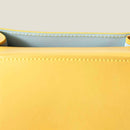 [Gloss Cordovan] <br>Through gachi card case<br>Color: Tan x Yellow<br>[Made to order]