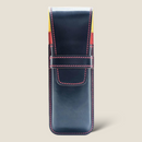 [Gloss Cordovan] <br>3 pen case<br>color: Navy<br>【Build-to-order manufacturing】