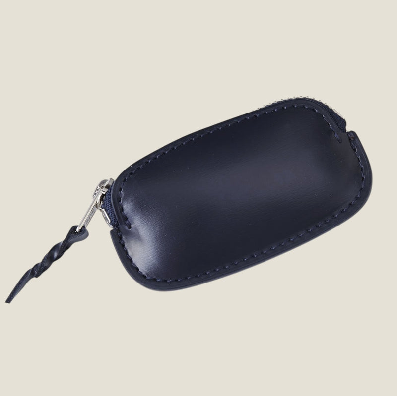 [BOXカーフ]<br>スマートコインケース<br>color：ネイビー<br>【受注生産】