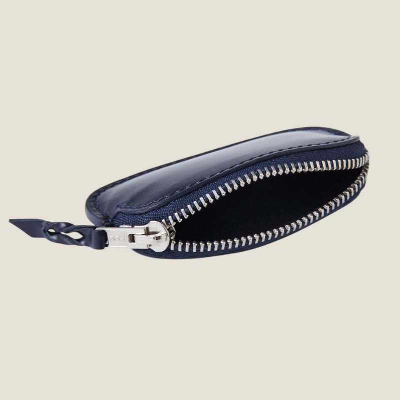 [BOXカーフ]<br>スマートコインケース<br>color：ネイビー<br>【受注生産】