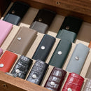 [French calf] <br>Triple key case<br>Color: Dark green