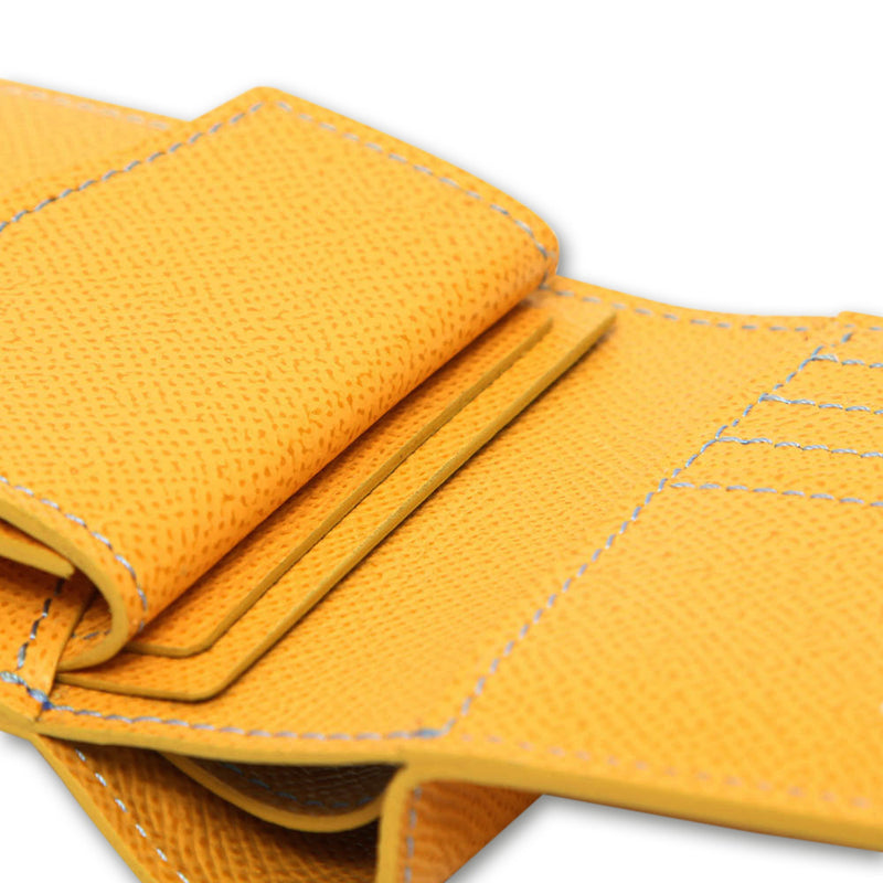 [Salvage Project]<br>French calf International wallet<br>color: Yellow