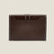 [French calf] <br>Belt card case<br>color: Dark brown