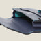 [フレンチカーフ] <br>ベルトカードケース<br>color：インクブルー