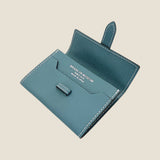 [French calf] <br>belt card case<br>color: Jean blue