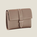 [フレンチカーフ] <br>ベルトカードケース<br>color：トープ<br>【１０月下旬入荷予定】