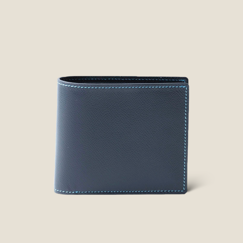 [French calf]<br>Pure bill<br>color: Navy x Turquoise<br>【Build-to-order manufacturing】